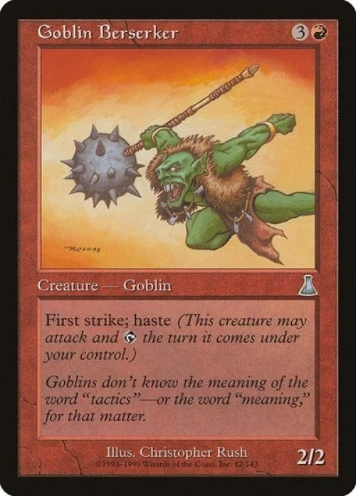 Goblin Berserker - Light Play MTG Urza's Destiny - Image 1 of 1