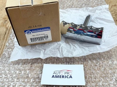 Shift T Handle Knob CHROME 2009-2014 Dodge Charger Challenger & 300 MOPAR OEM - Image 1 of 4