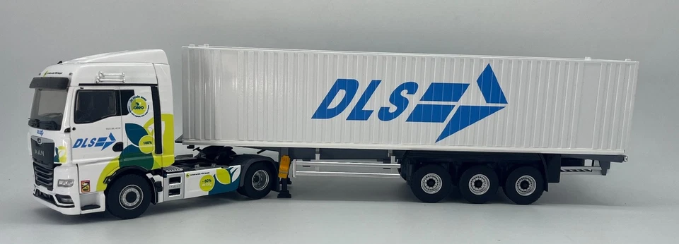 ELIGOR,MAN TGX GM 4x2 con puerta contenedor y contenedor - Transporte DLS, 1/43... Foto 1 de 1