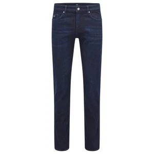 Pantalones de mezclilla Hugo Boss para hombre azul tacto cachemir Delaware calce ajustado oscuro W34 L34 - Imagen 1 de 6