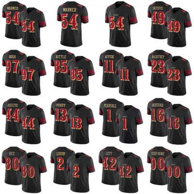 Футболка с нашивками на заказ для взрослых/молодежи черная коллекция Rivalries 2025 ограниченное издание - Изображение 1 из 4