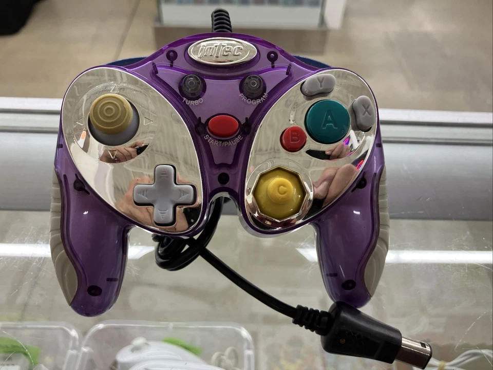 Intec G5005 Purple Razor Mini Controller Nintendo Gamecube Wired Programmable - Image 1 of 1