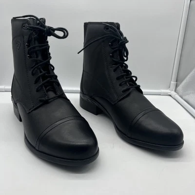 Bota Paddock Ariat Scout Negra Para Mujer - Talla 8.5 Med - Nueva*, Estilo #10016413 Foto 1 de 4