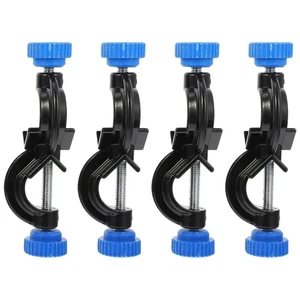 Set 2 clip a croce in alluminio forniture laboratori supporto morsetto supporto morsetti testa - Foto 1 di 12