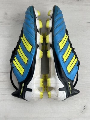 Adidas Predator Adipower FG Elite Fußball Stollen Fußballschuhe Leder Blau US8 - Bild 1 von 4