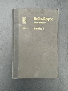 1969 Rolls Royce Silver Shadow Bentley T Motor Car Owners Handbook Manual - Picture 1 of 3