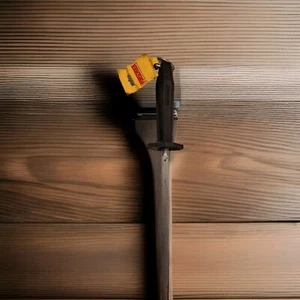 Cuchillo Researchner Afilador Acero Mango Negro 15 Pulgadas Largo Nuevo Antiguo Stock Inglaterra - Imagen 1 de 4