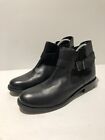 Redfoot black leather pull on Chelsea boots UK 6 EU 39 VGC classic ankle flat