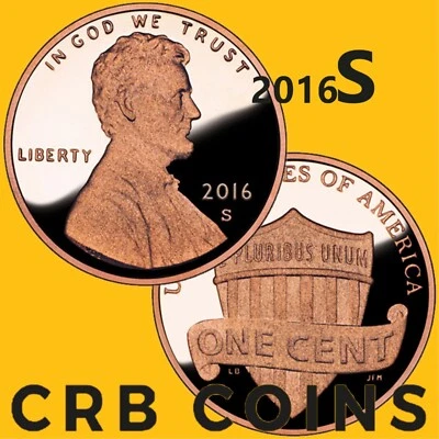 2016-S Proof "Lincoln Shield Cent" - Penny - (PR) KM#468 -LP16S - Image 1 of 4