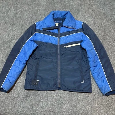 Obermeyer Jacket Mens Medium Blue Nylon Full Zip Collared Insulated Ski - Image 1 of 4