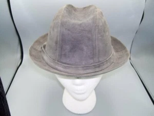 Man's Vintage Woolrich Genuine Suede Hat - Picture 1 of 5