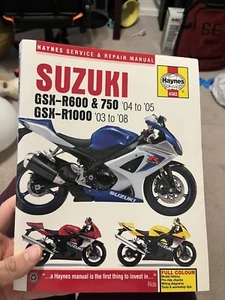 Haynes Suzuki GSXR-600, 750, 1000 Service Manual - Picture 1 of 7