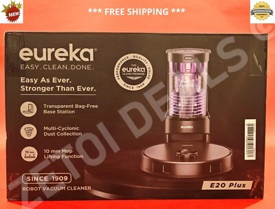 **BRAND NEW** Eureka E20 Plus w/ Bagless Self Emptying Station ROBO VACUUM - Image 1 of 4