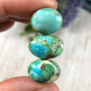 26.85 Cts. Sonoran Gold Turquoise Cabochon Set - Picture 1 of 4