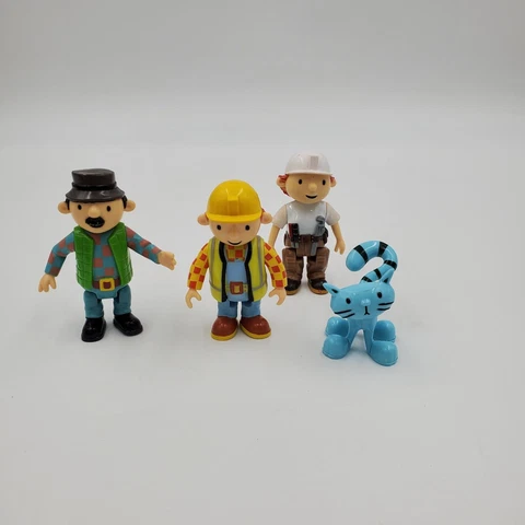 Bob The Builder Action Figure Lot Of 4 Marjorie Farmer Pickles Pilchard Cover