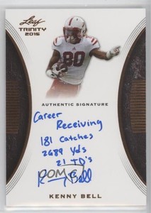 2015 Leaf Trinity Signatures Kenny Bell #TS-KB1 Rookie Auto RC