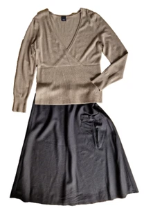 *CINQUE*Dunkelbrauner Rock/Schurwolle*Gr.44*TOP*Tolle Kombi mit S.Oliver Pulli* - Bild 1 von 8