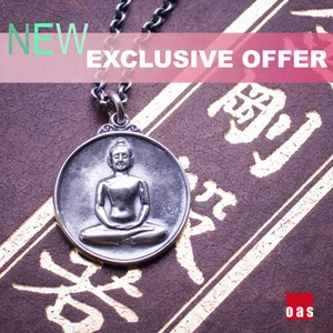 Sterling Silver Yoga Meditating Buddha Charm Pendant Necklace / Great Gift Idea - Imagen 1 de 10