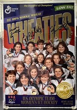 Signed Wheaties Cereal 1998 U.S. Olympic Team Women's Ice Hockey Team Unopened