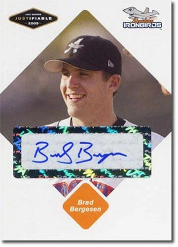 2005 Brad Bergesen Rookie Autograph Mint Short-Print AUTO RC - Image 1 of 1