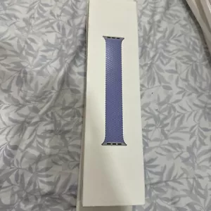 Original Apple Watch 41mm Inglés Lavanda Trenzado Solo Lazo Banda Talla 9 Sellado - Imagen 1 de 5