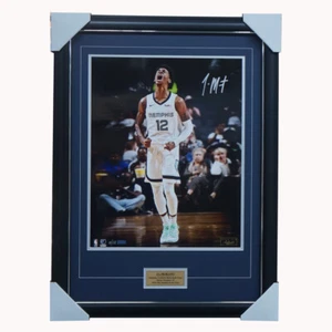 Ja Morant Signed Memphis Grizzlies Official NBA Panini Signed Intensity Frame LE - Picture 1 of 1