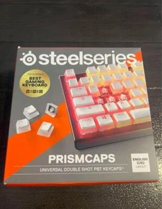 SteelSeries PRISMCAPS White Keyboard New - Picture 1 of 2