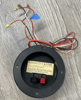 Altavoz bidireccional ALLISON ACOUSTICS CD 7 red cruzada - Original Foto 1 de 3