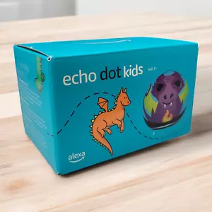 Amazon Echo Dot Kids Edition 5th Gen. Smart Speaker, Dragon - Brand New - Picture 1 of 7