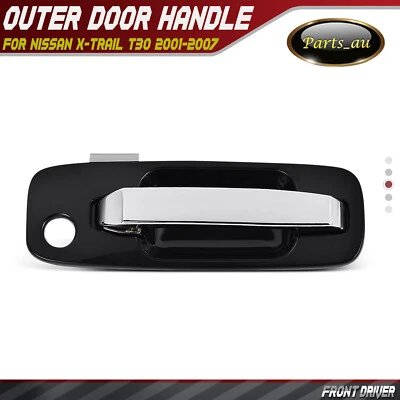 Front Right Chrome W/ Keyhole Outer Door Handle for Nissan X-Trail T30 2001-2007 - image 1 of 4