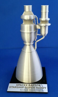 SpaceX Raptor Rocket Engine Model, 1/20 Scale - Image 1 of 4