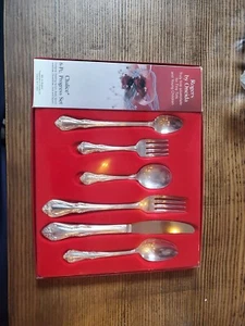 NEW Vintage Oneida Silverplate 6 Piece Progress Set "Chalice" Tiny Tots Children - Picture 1 of 6