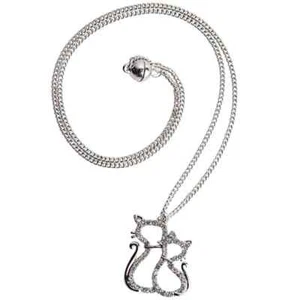 Crystal Cats Necklace - Picture 1 of 6
