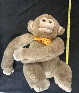 Vintage Monkgomery Monkey Hasbro Softies 1986 Plush Puppet - Picture 1 of 6