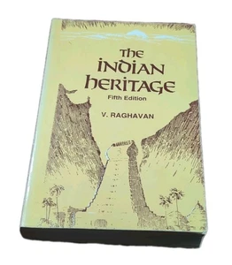 The Indian Heritage Fifth Edition V.Raghavan Paperback - Imagen 1 de 12