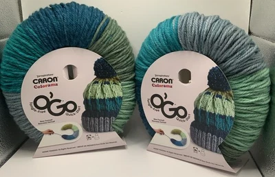 2 Yarnspirations Caron Colorama O’Go Quick-Start 100% Acrylic Yarn “BAJA” 228yds - Image 1 of 3