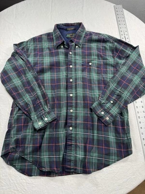 Camisa con botones de manga larga a cuadros Colours by Alexander Julian talla XL Foto 1 de 4