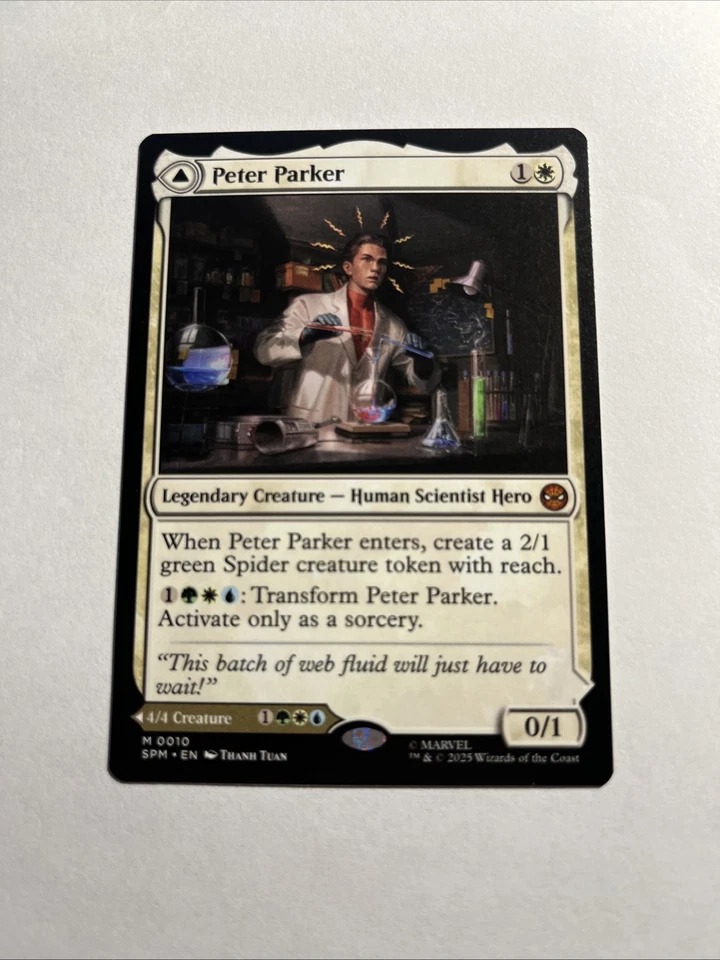 Peter Parker - Marvel's Spider-Man MTG Plus Bonus Rare!!! - Image 1 of 1