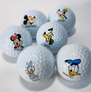 Juego de 6 pelotas de golf Disney Mickey Minnie Donald Daisy Goofy - Imagen 1 de 8