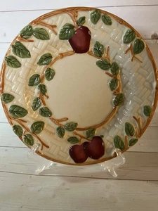 Franziskaner Apfel Brot und Butter Teller 6 1/4" Steingut Made in USA - Bild 1 von 5