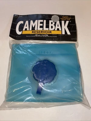Новый CamelBak 100 унций 3 литра синий резервуар мочевого пузыря привязной винт крышка неиспользованный - Изображение 1 из 2