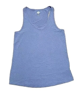 SO Tank Top Blue Women Lg Racer Back Fitted  Sleeveless Scoop Neck T - Image 1 of 4
