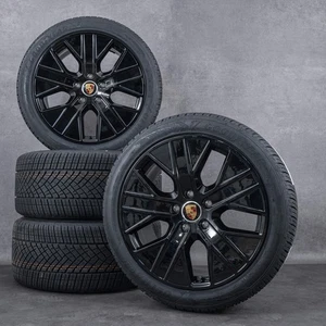 Porsche Taycan 9J1 20 pollici Turbo Aero cerchi ruote invernali pneumatici - Foto 1 di 3