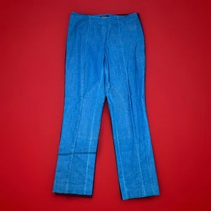 Eskandar Lightweight Denim Color Pants Size 2 Designer - Picture 1 of 14