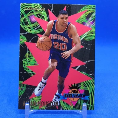 1994-95 Fleer Rookie Sensation Allan Houston #10 - Image 1 of 2
