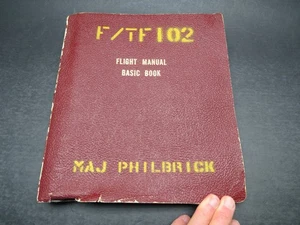 Original 1968 F-102A & TF-102A Delta Dagger Aircraft Flight Manual Handbook - Picture 1 of 24