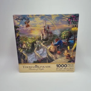 Die Schöne und das Biest verliebt sich Thomas Kinkade - 1000 Teile Puzzle Disney Parks - Bild 1 von 5