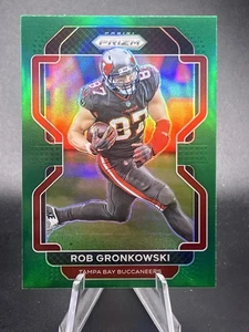 Prizm Football 2021 Rob Gronkowski Green Prizm SP #293 Tampa Bay Buccaneers - Foto 1 di 2