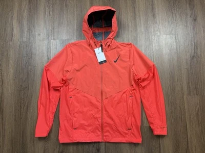 Nike Running Aerogami Rain Jacket - Men's Large FZ9039 696 Crimson Red - Image 1 of 4