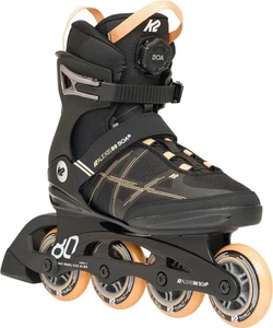 K2 Inline Skates ALEXIS 80 BOA, Damen, Größe 41,5 Grau/Coral - Bild 1 von 4